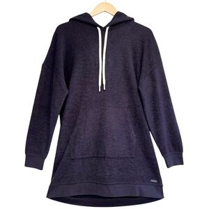 NWT Outerknown Dress Terry Kangaroo Pocket Hoodie Navy Blue Extra Large